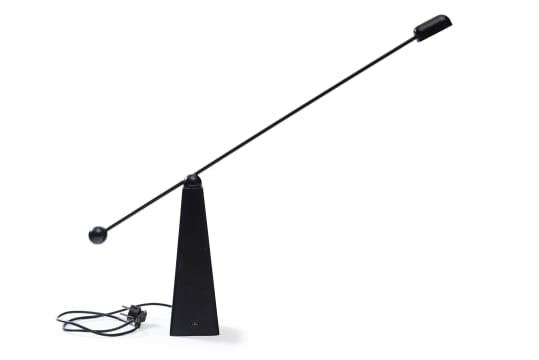 'Orbis' powder coated steel and aluminum table lamp for Bieffeplast, Italy