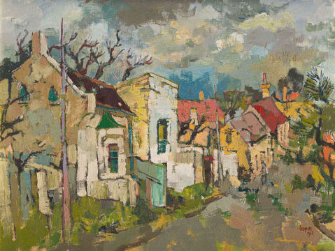 Gregoire Boonzaier; Cape Street Scene