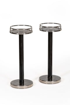 Pair of wine cooler stands for Alessi, Italy