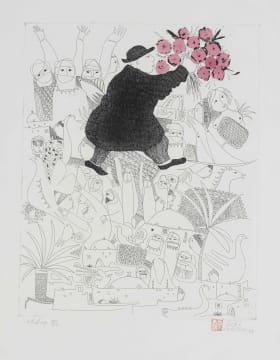 Pieter van der Westhuizen; Man with Flowers