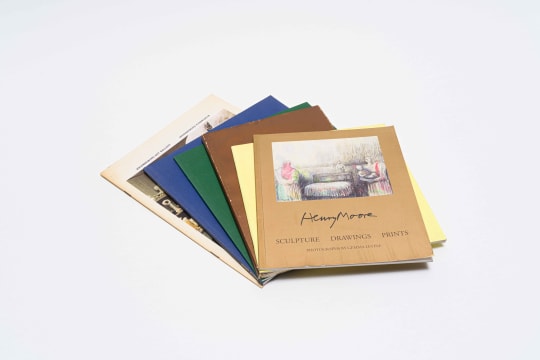 Various Authors; Henry Moore catalogues, six