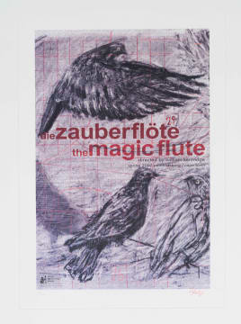 William Kentridge; The Magic Flute, Poster