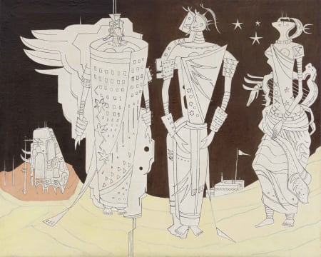 Alexis Preller; Hieratic Women
