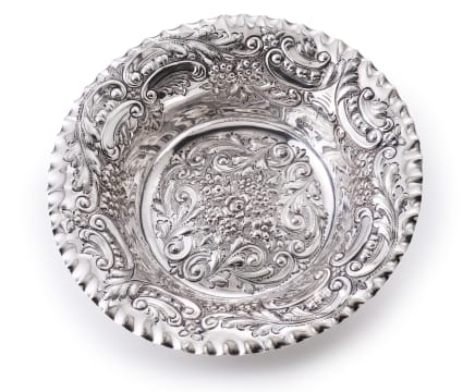 Victorian silver bowl, John Gallimore, Sheffield, 1894