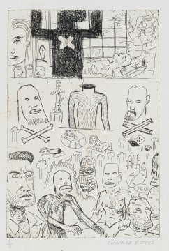 Conrad Botes; Untitled (Composition with Nude Figures)