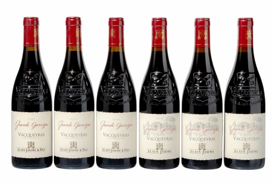 Alain Jaume; Vacqueyras Grande Garrigue; 2010, 2015; 6 (2 x 3); 750ml