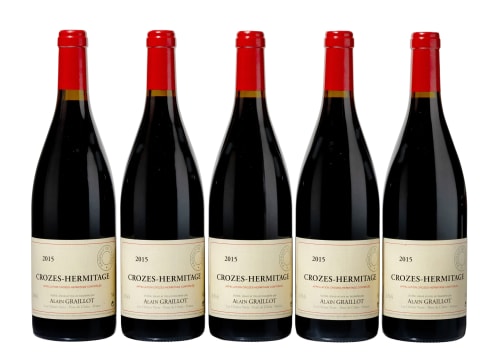 Alain Graillot; Crozes-Hermitage; 2015; 5 (1 x 5); 750ml