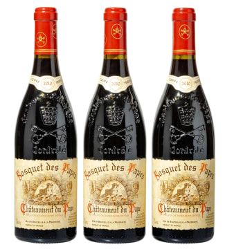 Bosquet des Papes; Châteauneuf-du-Pape Cuvee Tradition; 2010; 3 (1 x 3); 750ml