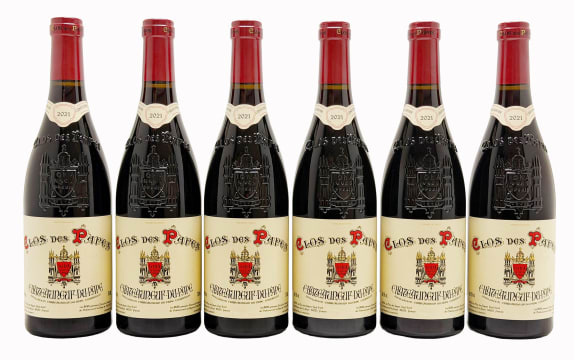 Clos des Papes; Châteauneuf-du-Pape; 2021; 6 (1 x 6); 750ml