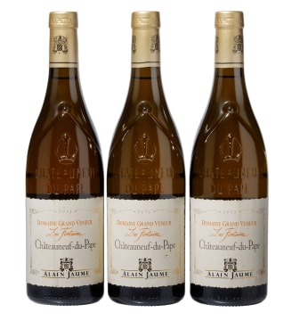 Grand Veneur; Châteauneuf-du-Pape La Fontaine Blanc; 2015; 3 (1 x 3); 750ml