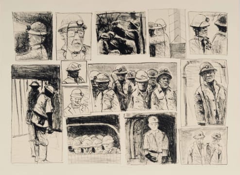 Sam Nhlengethwa; From the Sketchbook
