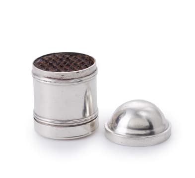 A George III silver nutmeg grater, Samuel Pemberton, Birmingham, 1794