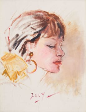 Lucy Wiles; Portrait Study of Jane Wiles