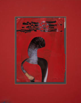 Trevor Coleman; Untitled (Abstract in Red)