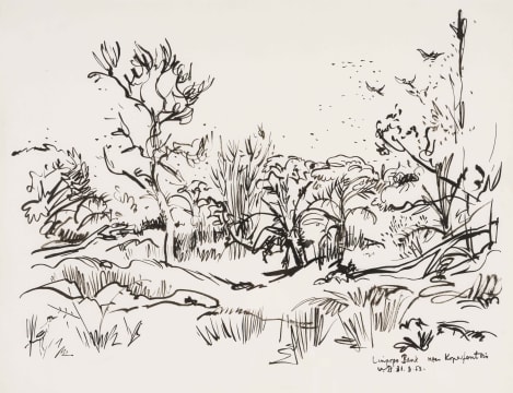 Walter Battiss; Limpopo Bank near Koperfontein