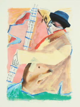 Sam Nhlengethwa; Dedicated to Charles Mingus