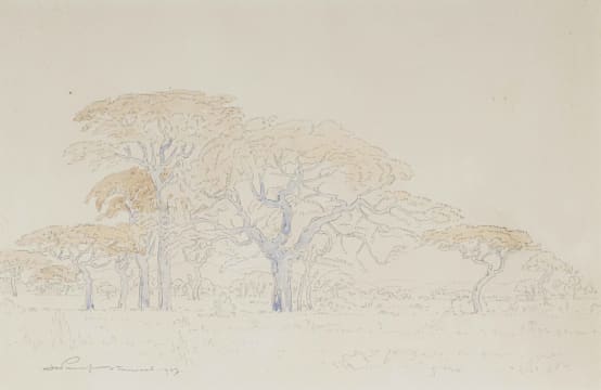 Jacob Hendrik Pierneef; Bushveld Landscape, Northern Transvaal