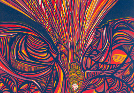Cecil Skotnes; Two Figures, from the Man's Gold portfolio