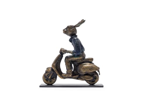 Carol Cauldwell; Rabbit on a Vespa