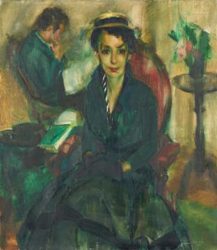 Clement Serneels; Lady in Green