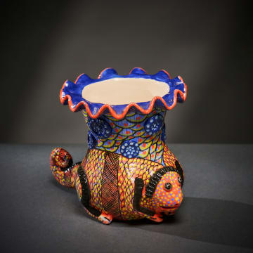 Ardmore Ceramic Studio; Chameleon vase