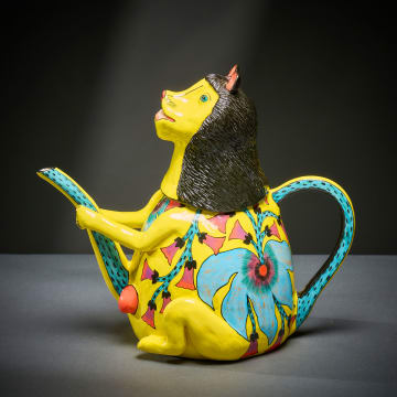 Ardmore Ceramic Studio; Lion teapot