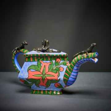 Ardmore Ceramic Studio; Lizard teapot