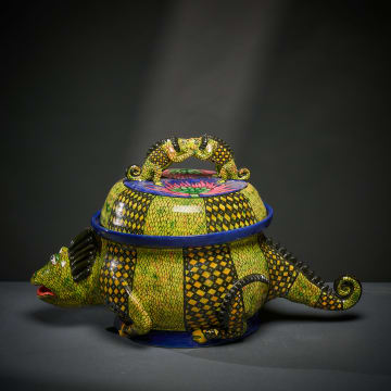 Ardmore Ceramic Studio; Chameleon tureen