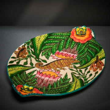 Ardmore Ceramic Studio; Chameleon platter