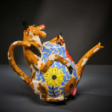 Ardmore Ceramic Studio; Cow teapot