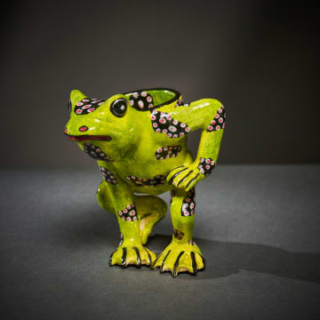 Ardmore Ceramic Studio; Frog egg cup