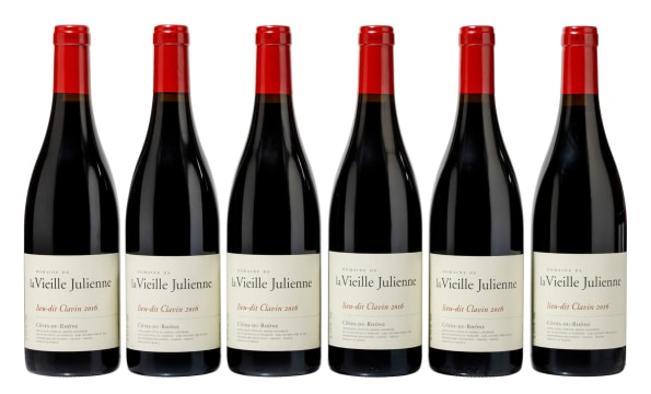 la Vieille Julienne; Côtes-du-Rhône Liet dit Clavin; 2016; 6 (1 x 6); 750ml