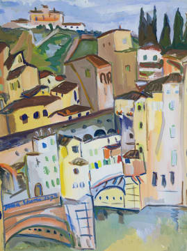 Irma Stern; Ponte Vecchio, Florence
