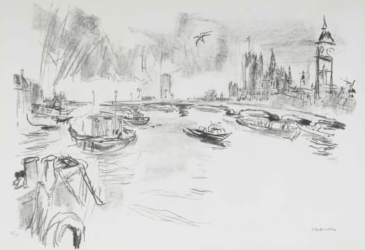 Oskar Kokoschka; Houses of Parliament, London