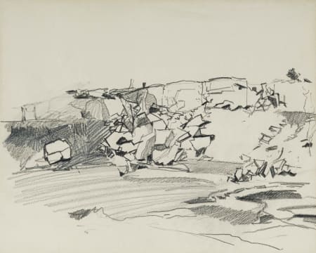 Jean Welz; Rocky Landscape