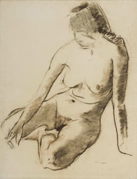 Jean Welz; Seated Nude