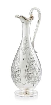 A Victorian silver claret jug, Barnard & Sons Ltd, London, 1870