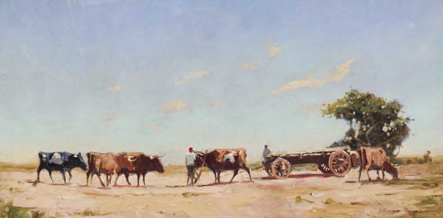 Adriaan Boshoff; Cattle Pulling Wagon