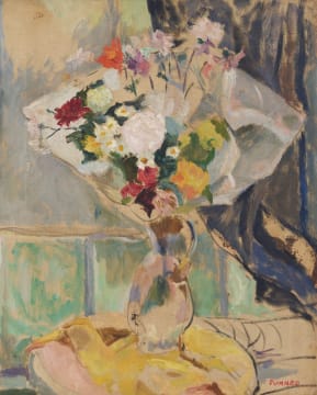 Maud Sumner; Vase with Flowers