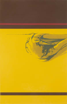 Wim Blom; Abstract in Yellow and Brown