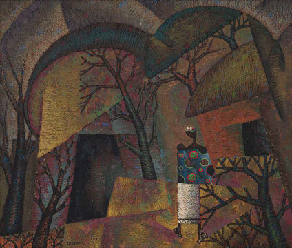 Diederick During; Mother and Child in the Forest