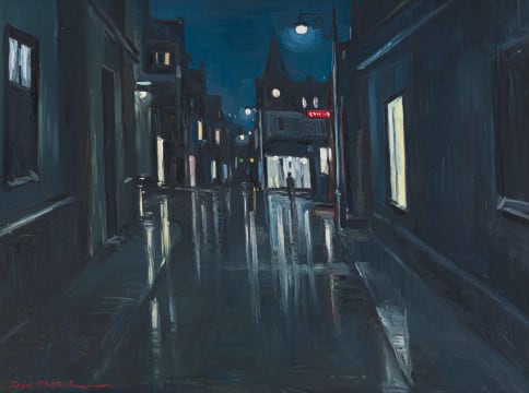 Don Madge; Nighttime Street Scene