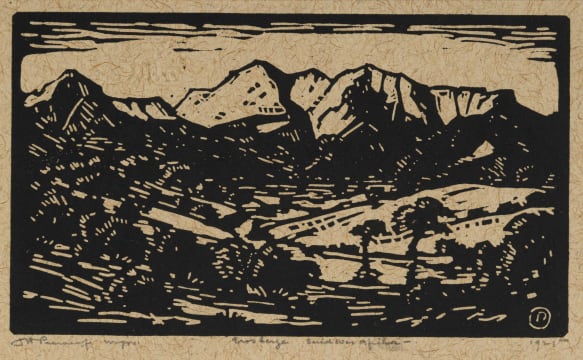 Jacob Hendrik Pierneef; Ausberg, Windhoek S.W.A. (Nilant 116)