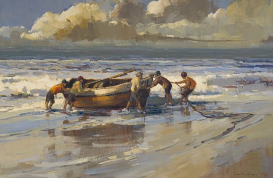 Gian-Piero Garizio; Trek Boat in the Surf