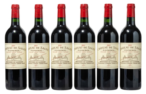 Château de Sales; Pomerol; 2001; 6 (1 x 6); 750ml