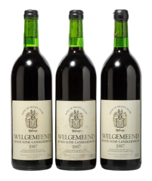 Welgemeend; Red; 1987; 3 (1 x 3); 750ml