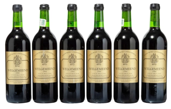 Welgemeend; Red; 1988; 6 (1 x 6); 750ml