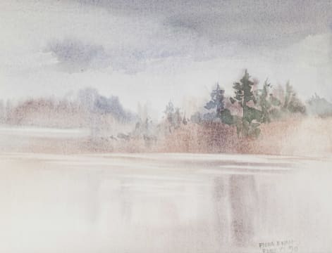 Fiona Ewan-Rowett; Misty Riverscape