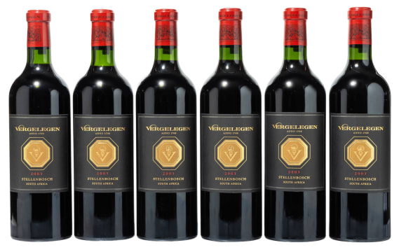 Vergelegen; V; 2003; 6 (1 x 6); 750ml