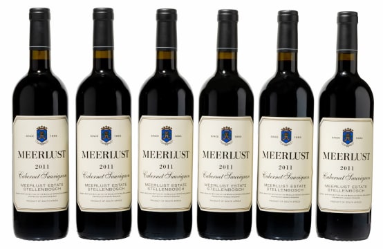 Meerlust; Cabernet Sauvignon; 2011; 6 (1 x 6); 750ml